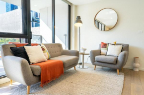 MadeComfy Chic Melbourne Apartment with Balcony